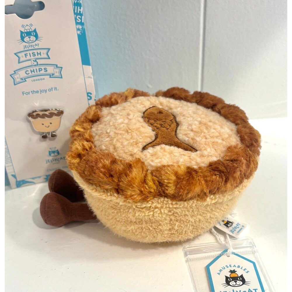 Jellycat Amusables FISH PIE London UK Selfridges Exclusive - Picture 5 of 11